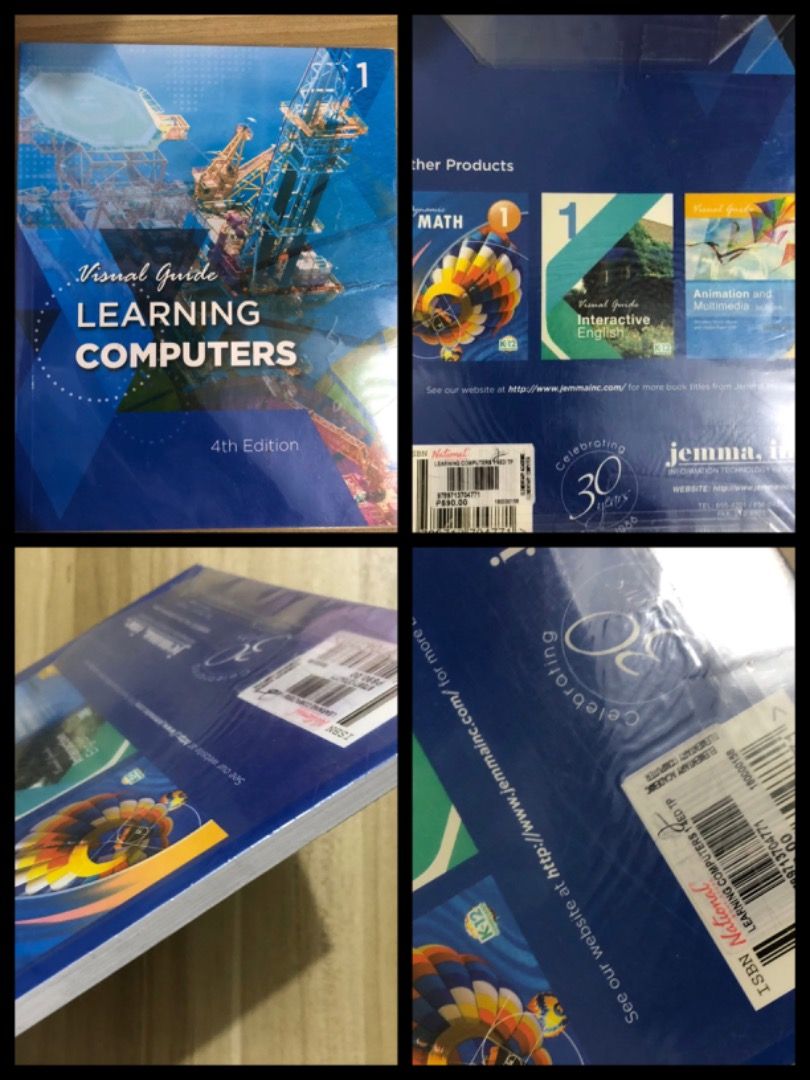 [PB] Grade 1 - Visual Guide Learning Computers 1 (4th Edition) (Category: Textbooks) located in San Juan City. Submitted by ttanmien (Listing ID 1470032816, Image 1). Description: ⚜️✨⚜️✨⚜️✨⚜️✨⚜️✨⚜️ 💁🏻‍♀️SELLING PRICE: ₱100 Original Price: Around ₱690 💁🏻‍♀️Book Genre: NonFiction, Children's Nonfiction, Educational Activity Book, Early Childhood Education (ECE) 💁🏻‍♀️Book insight: Core Topics & Content: This is an introductory Information and 