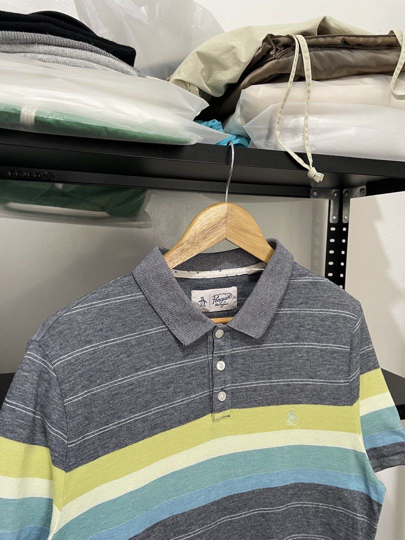 Penguin polo shirt (Category: Tshirts & Polo Shirts ) located in Cavite. Submitted by arvinroderos (Listing ID 1469948973, Image 2). Description: Penguin polo shirt 19.5x27 1 small hole halos di visible minimal stain di rin kita 450.