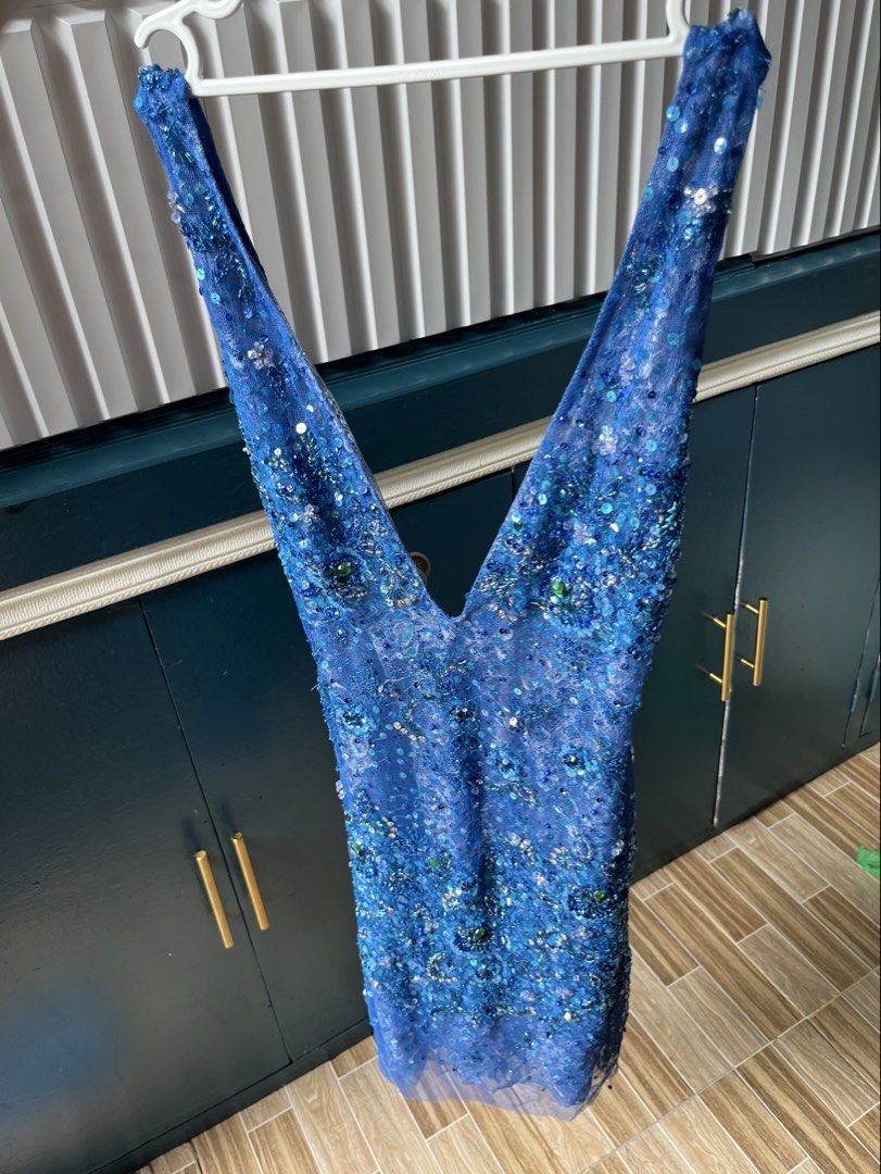 Periwinkle sequin fully beaded dress (Category: Dresses) located in Guinobatan. Submitted by rosseeey (Listing ID 1469967424, Image 2). Description: Xs-med So pretty in actual ✨.