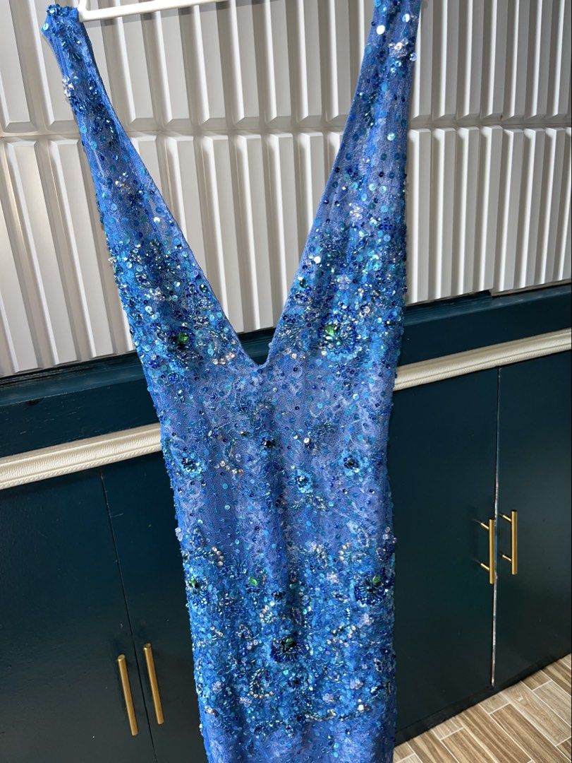 Periwinkle sequin fully beaded dress (Category: Dresses) located in Guinobatan. Submitted by rosseeey (Listing ID 1469967424, Image 3). Description: Xs-med So pretty in actual ✨.