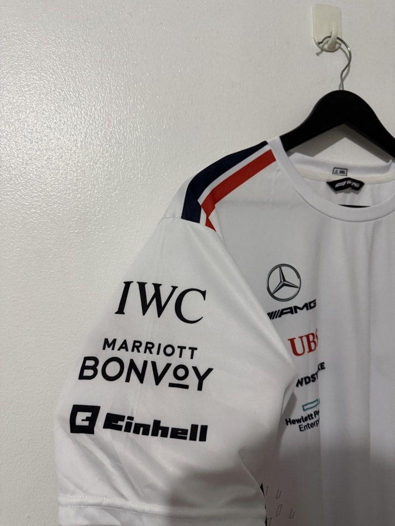 Petronas x Crowdstrike F1 Racing Tee - White (Category: Tshirts & Polo Shirts ) located in Caloocan City. Submitted by thriftingbanana (Listing ID 1470073887, Image 3). Description: Excellent No issue 3XL on tag Width 24 inches Length 28 inches.