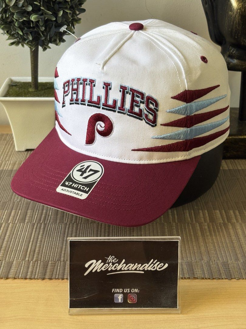 Philadelphia Phillies “Diamond Cut” Hitch snapback (Category: Caps & Hats) located in Las Pinas. Submitted by themerchandise_ph (Listing ID 1470092166, Image 3). Description: ⚠️💢H A T S F O R S A L E💢⚠️ 🔹Philadelphia Phillies☑️☑️☑️ 🔹Style: Hitch Snapback 🔹Design: “Diamond Cut💎” 🔹Brand : 47Brand🧢🧢🧢 🔹Price: PHP1,800(each)💸 + Shipping📦 🔹COP☑️COD☑️Installment☑️DP Required 🔹100% Legit and Brand new💯 🔹No returns/cancellations/change it