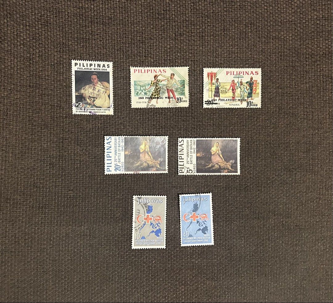 Philippine Stamps, various, 7 pcs, used (Category: Stamps & Prints) located in Binan City. Submitted by impulsebuyer12 (Listing ID 1470053770, Image 1). Description: For collection purposes .