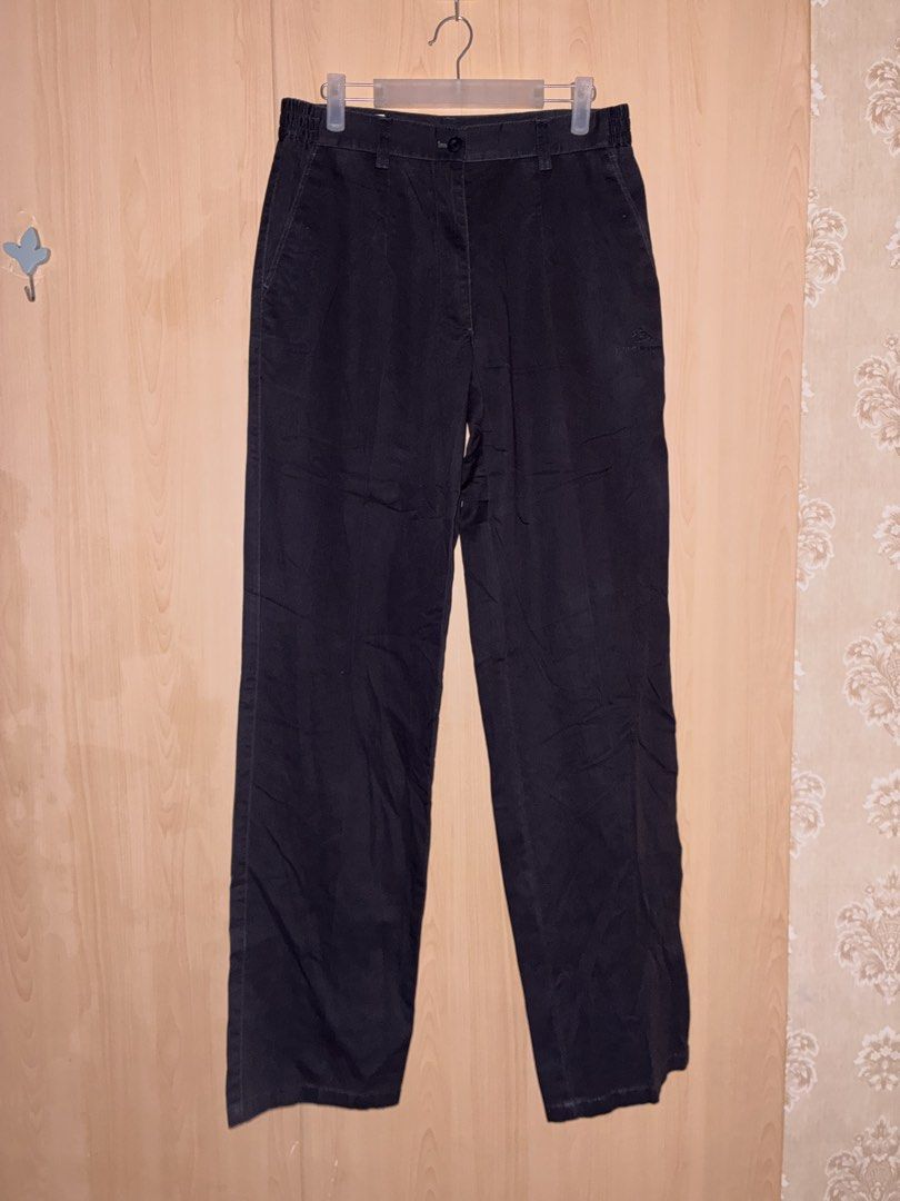 Pierre Balmain Black Trousers XL (Category: Trousers) located in Placer. Submitted by talaalond61563 (Listing ID 1469968127, Image 1). Description: - Brand: Pierre Balmain - Size: XL - Color: Classic Black - Condition: Brand new with original tags attached - Fit: Straight leg cut - Style: Versatile for daily wear or office settings - Clean and premium fabric.