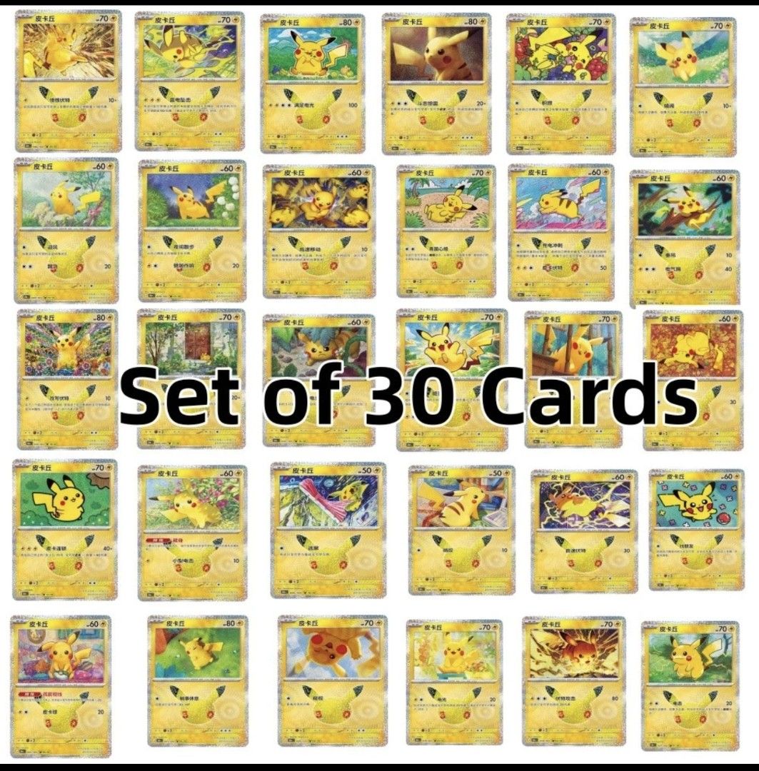 Pikachu Common, Toys & Collectibles, Trading Cards, Raw Singles on ...
