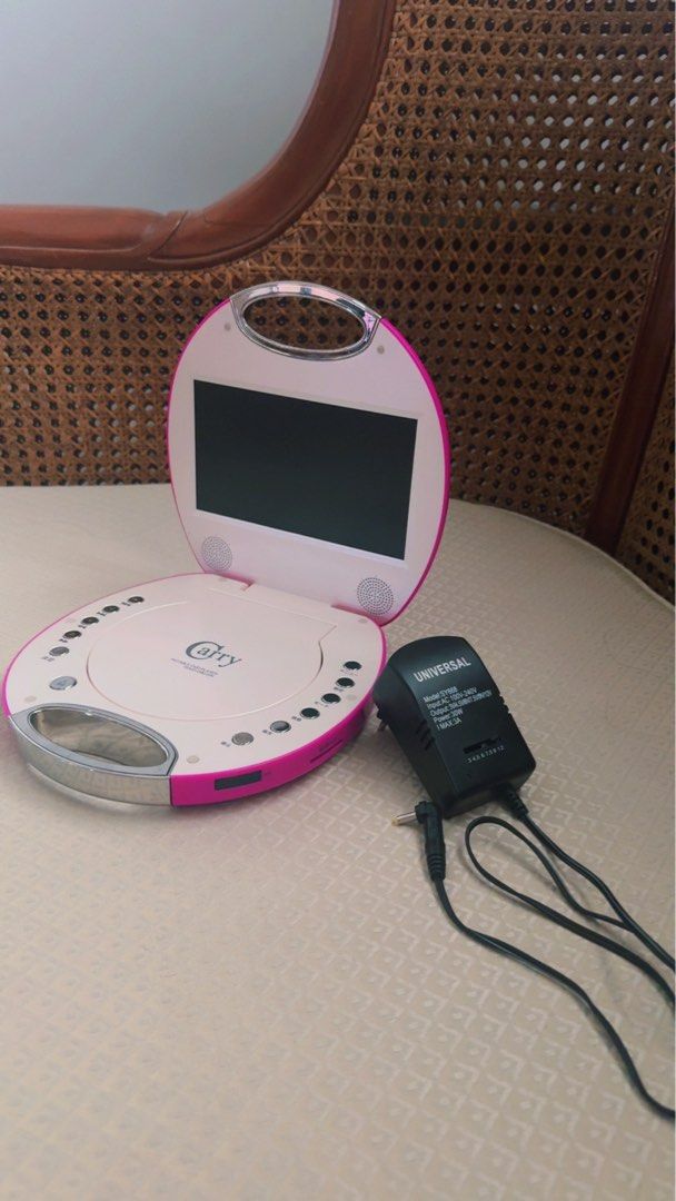Pink Portable DVD Player (Category: Blu-Ray & Media Players) located in Angeles City. Submitted by iamshopper333 (Listing ID 1470005311, Image 2). Description: Pink Portable DVD Player Brand: Carry Region 2 DVDs All items are in good condition unless stated otherwise. We are not liable for any damage that occurs after the item is received. Price is slightly negotiable— no returns, refunds, or exchanges. Thank you. 🏷️1000.