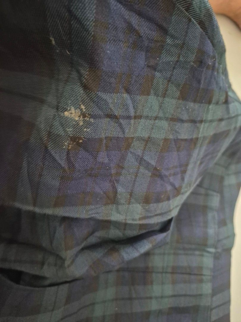 Pleated Skirts Green/Navy Checkered & Red Plaid (Category: Skirts) located in Calamba. Submitted by bb.lace (Listing ID 1469962753, Image 3). Description: 150 ea -navy has washable stain, can be washed by seller if not rushed -no issue on red skirt -both have thick heavy fabric but only navy has safety shorts.