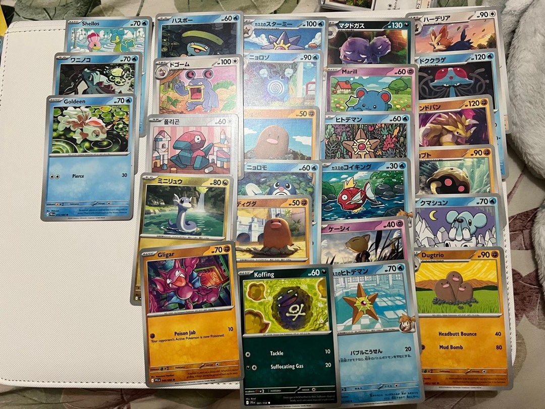 Pokemon Cards Bundle (Category: Vintage Collectibles) located in Quezon City. Submitted by crystynsya_ (Listing ID 1470049800, Image 2). Description: 60 commons cards 12 holos 2 ex.
