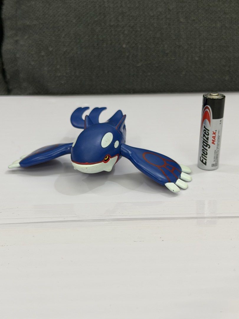 Pokémon Kyogre Figure (Category: Figurines & Statues) located in Lipa City. Submitted by cokelight11 (Listing ID 1469957623, Image 1). Description: Kyogre Pokémon Moncolle Hypersize Figure ML-04 Takara Tomy Condition: Missing one tail piece Minor signs of usage.