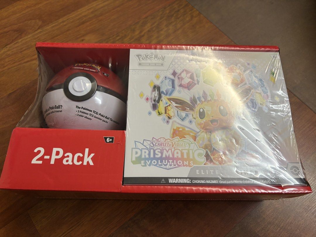 Pokémon Scarlet & Violet Prismatic Evolutions Collection Box English ...