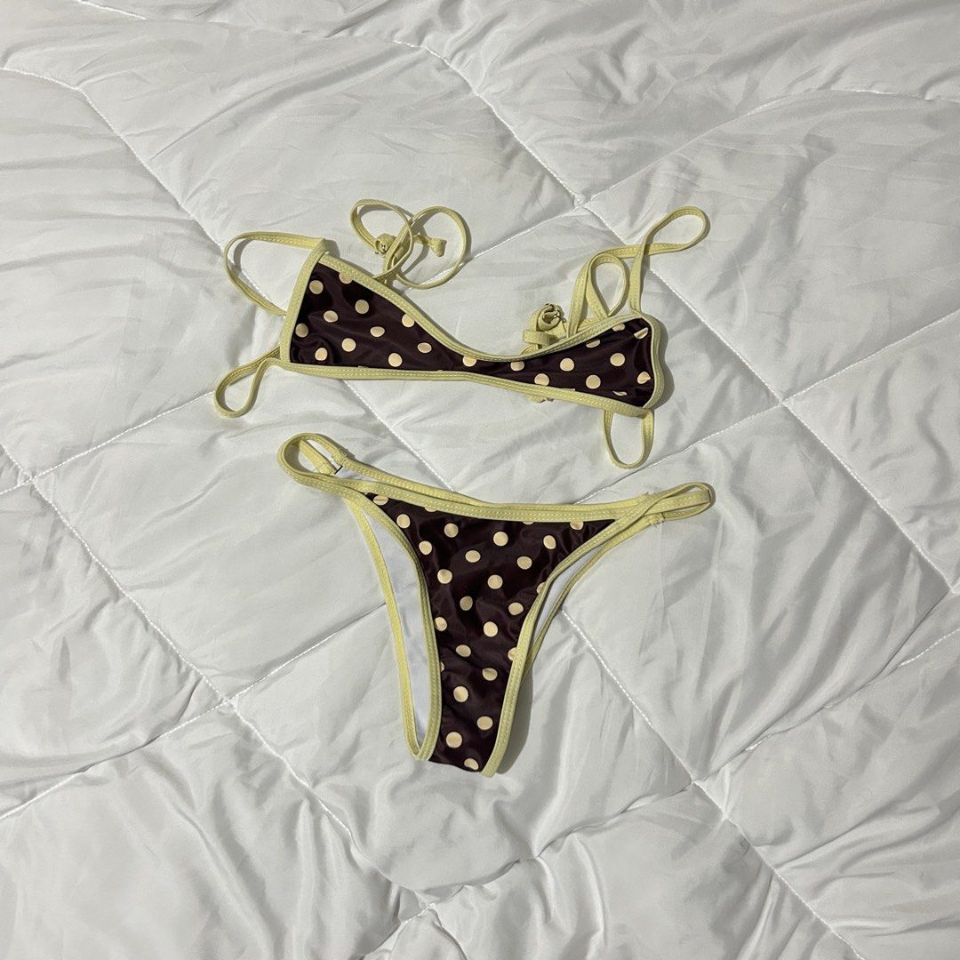 Polka Two Piece (Category: Bikinis & Swimsuits) located in Cavite. Submitted by shop.rma (Listing ID 1470011385, Image 1). Description: used once! .