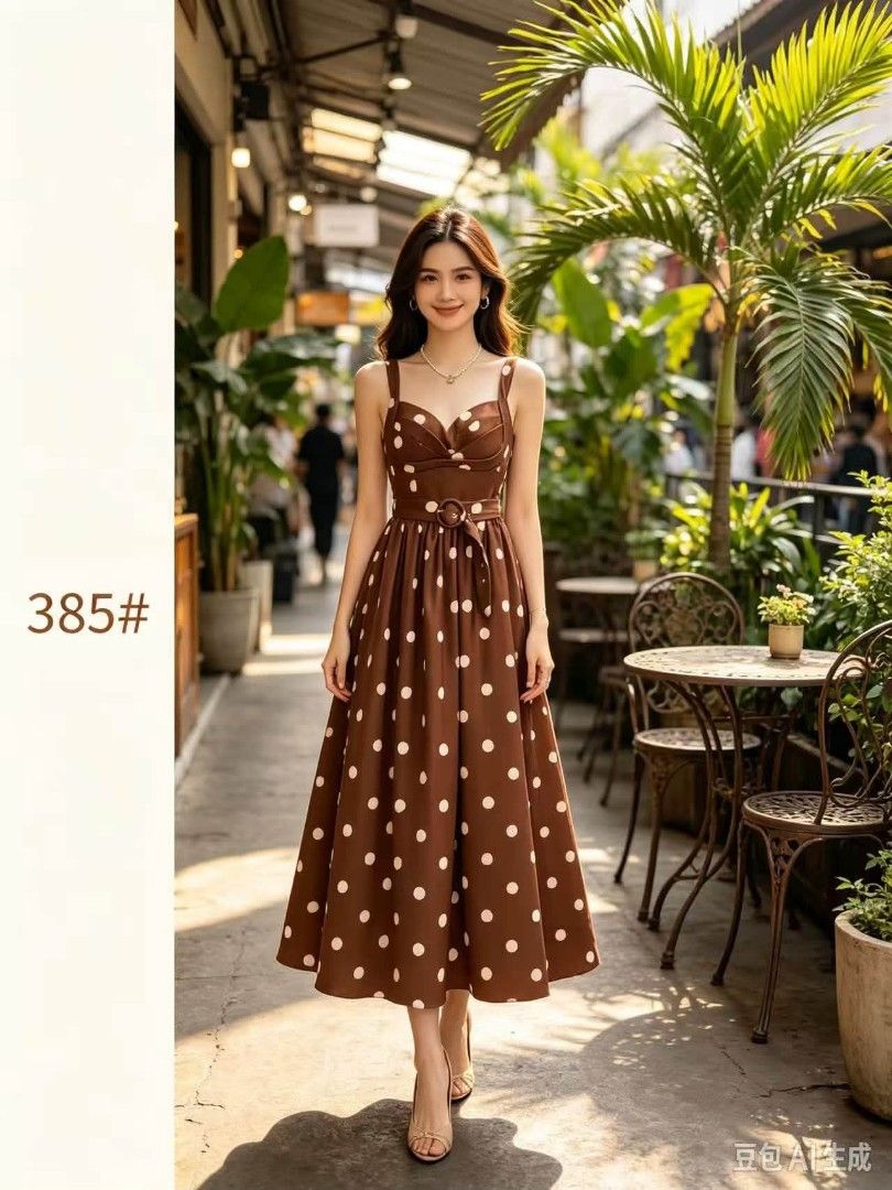 Polkadots dress (Category: Dresses) located in Manila. Submitted by raredeer-4deb4e (Listing ID 1469986189, Image 2). Description: can fit small to large.