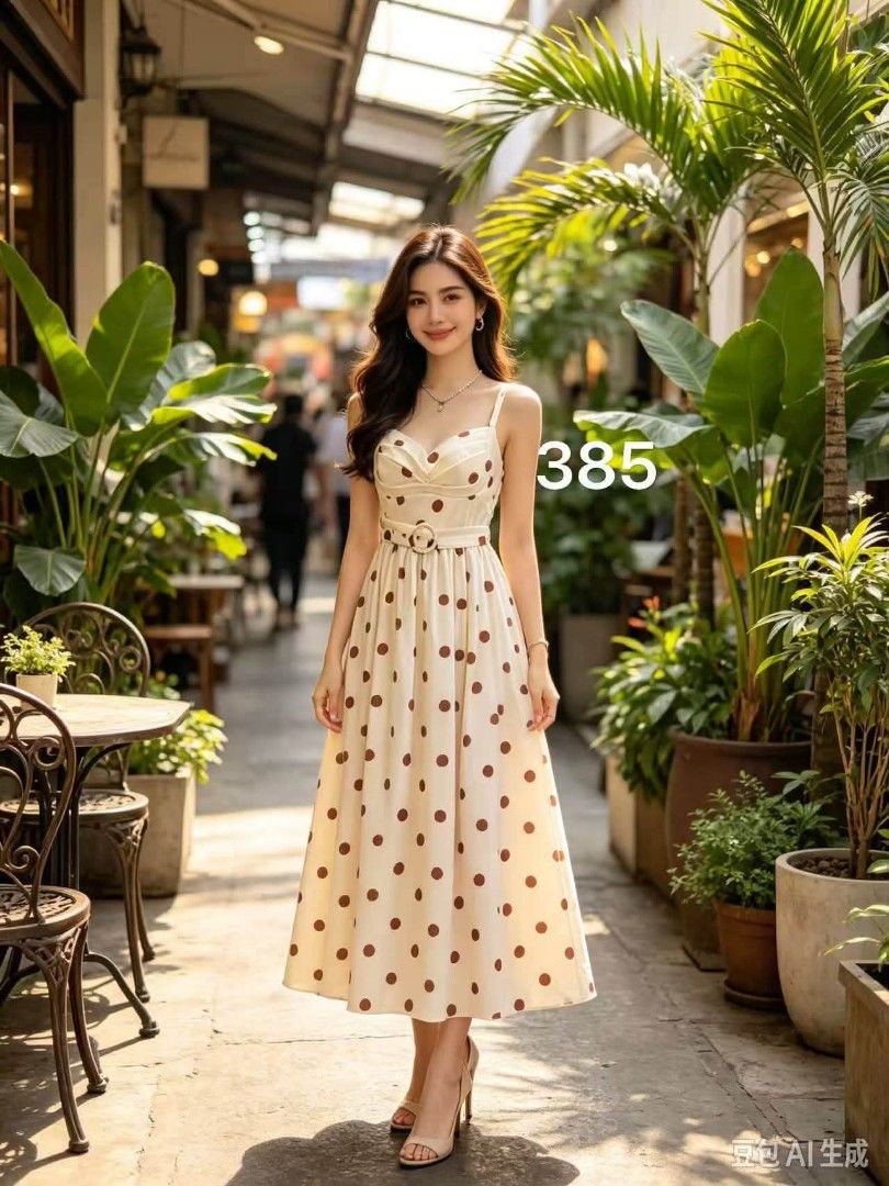 Polkadots dress (Category: Dresses) located in Manila. Submitted by raredeer-4deb4e (Listing ID 1469986189, Image 3). Description: can fit small to large.