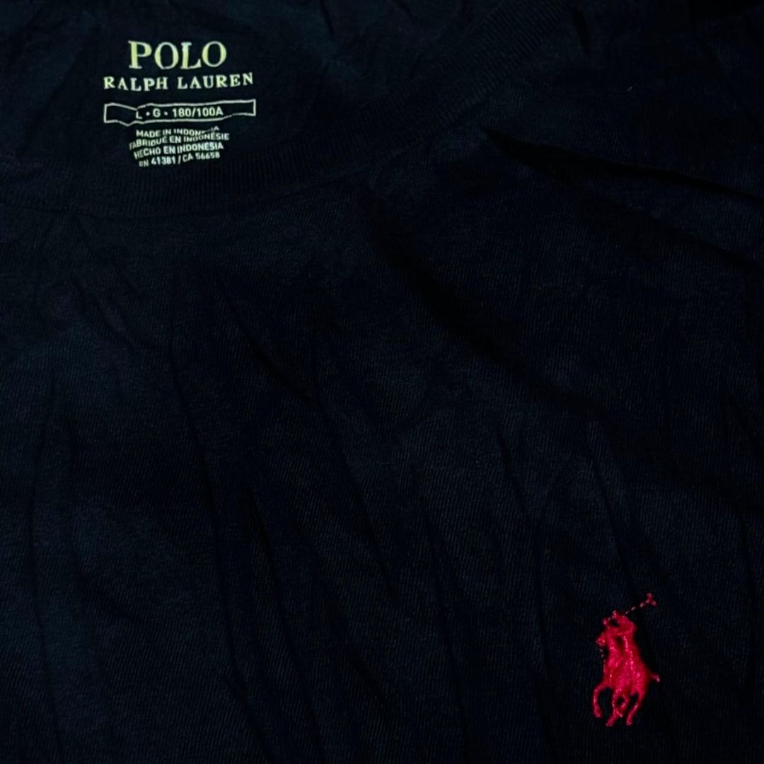 Polo Ralph Laure Black Formal Tshirt Men's (Category: Formal Shirts) located in Mandaue City. Submitted by leroysky_stuffs (Listing ID 1470036249, Image 3). Description: INFORMATIONS/DETAILS 📝 -Size Large on tag best fit to Medium 21 width 27 length -As new condition, near brandnew 💯 ✨ -Sobrang bago pa mga sir/boss, pogi paporma and also pang formal use😎 -No issues -Negotiable for sure buyer only po ✅ DM ME TO PURCHASE 📩 ▪️ Can do shipment pr