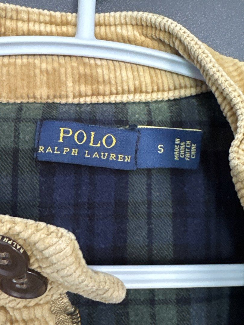 Polo Ralph Lauren Corduroy Jacket (Category: Coats, Jackets and Outerwear) located in Dasmarinas. Submitted by akelvin23 (Listing ID 1470112376, Image 3). Description: Not sure of the origin so I'm NOT selling it as original. - Brand: Polo Ralph Lauren - Item: Tan Corduroy Harrington Jacket - Size: Small - Details: Full zip front, buttoned mock neck, ribbed hem & cuffs, front button flap pockets - Branding: Iconic blue embroidered pony logo on ch