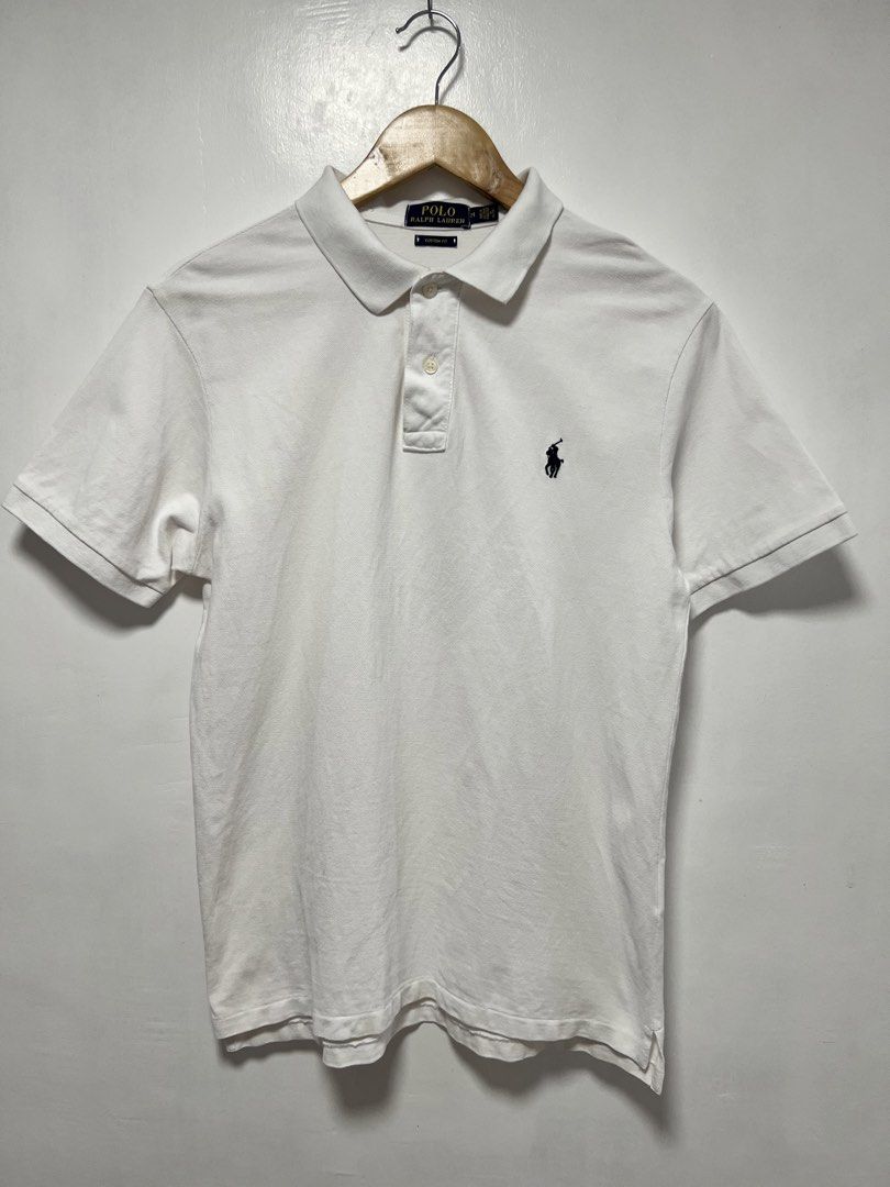 Polo Ralph Lauren white small pony (Category: Formal Shirts) located in Muntinlupa City. Submitted by thriftdripbyjm (Listing ID 1469949498, Image 1). Description: Color rate:10/10 Dimes:17x26 (M on tag) Sleeve:8 Issue:none Price: 1200+sf .