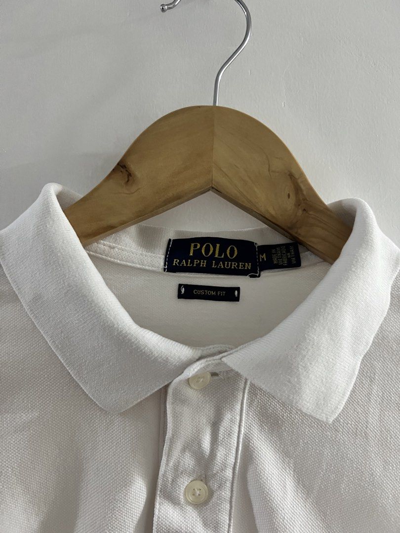 Polo Ralph Lauren white small pony (Category: Formal Shirts) located in Muntinlupa City. Submitted by thriftdripbyjm (Listing ID 1469949498, Image 2). Description: Color rate:10/10 Dimes:17x26 (M on tag) Sleeve:8 Issue:none Price: 1200+sf .