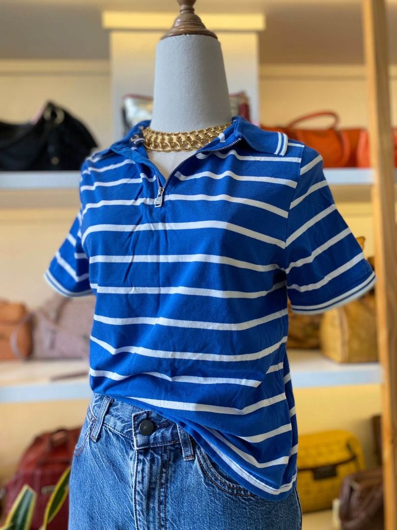POLO STRIPE TOP (Category: Shirts) located in Baguio. Submitted by asna_taku (Listing ID 1470046269, Image 2). Description: POLO STRIPE TOP SMALL ₱580.