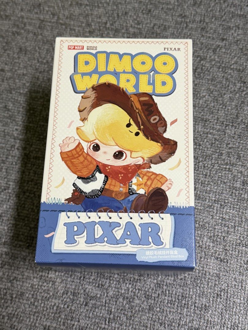 POP MART - WOODY - DIMOO WORLD × PIXAR (Category: Designer & Blind Box Toys) located in Valencia. Submitted by pawprint22 (Listing ID 1469953221, Image 1). Description: bought from pop now! box is sealed never been open.