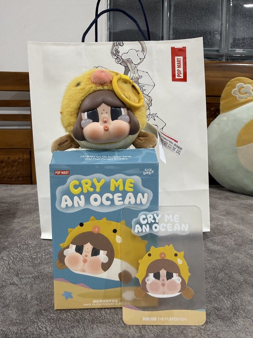 Ocean The Rive Box Pop Mart Cry Baby Cry Me An Ocean, Toys & Collectibles, Toys, Plushies ...