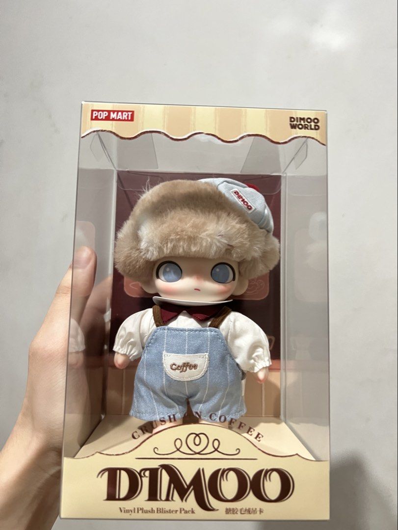 POP MART DIMOO World Crush on Coffee Plush (Category: Designer & Blind Box Toys) located in Quezon City. Submitted by xsayel (Listing ID 1470066126, Image 1). Description: - Item: Pop Mart Dimoo World Crush on Coffee Vinyl Plush - Condition: Brand new not yet opened No issues Can do JNT, lalamove Meet up SM north by sched Loc Quezon City .