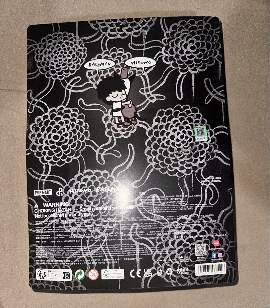 Pop Mart Hirono x Gary Baseman Figure (Category: Designer & Blind Box Toys) located in Manila. Submitted by edgiedge (Listing ID 1469969683, Image 2). Description: Pop Mart Hirono x Gary Baseman collaboration figure. Unopened in original blister pack and backing card artwork. ₱1500.