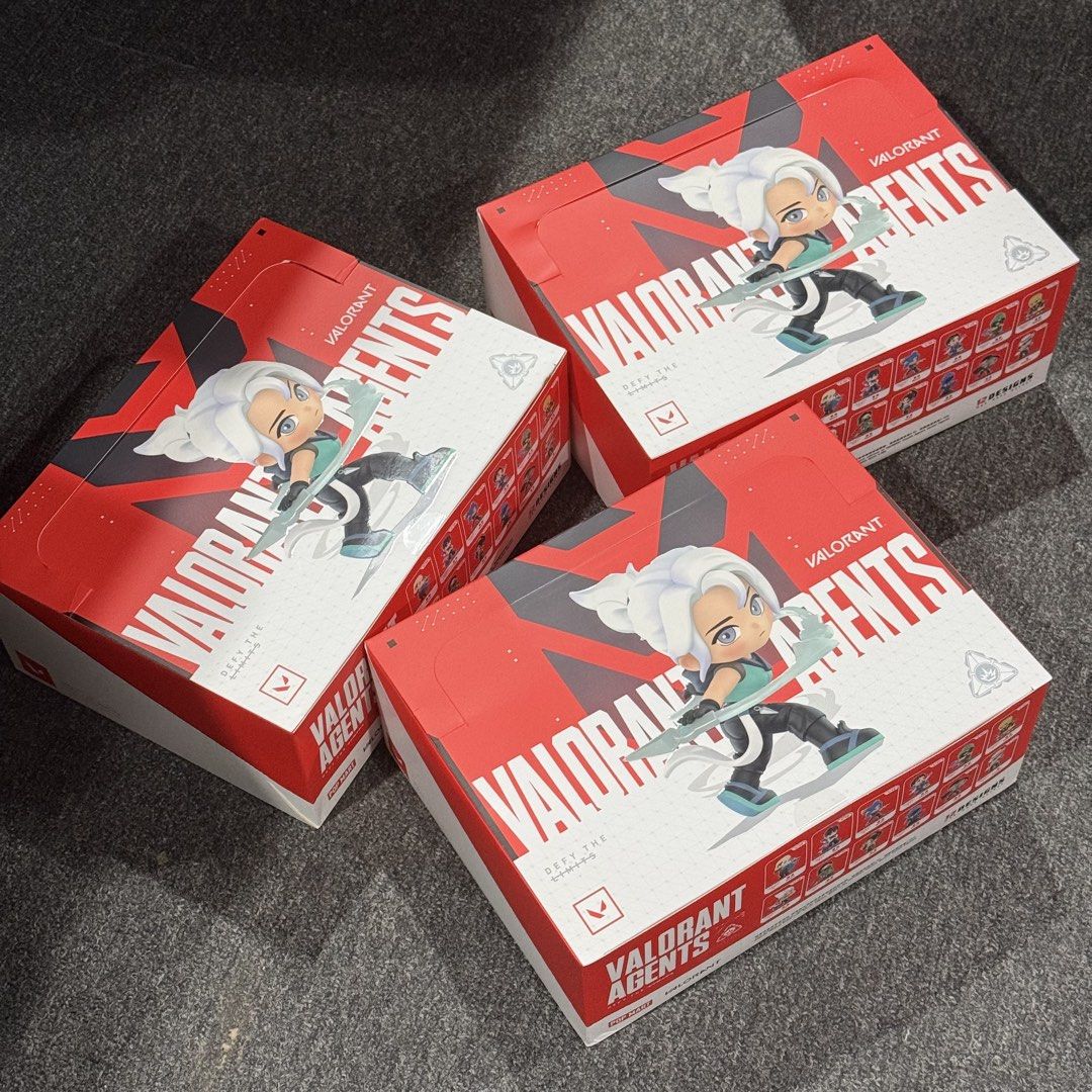 Pop Mart Valorant Sealed Set (Category: Designer & Blind Box Toys) located in Guiguinto. Submitted by kitto.katto (Listing ID 1470056965, Image 1). Description: .