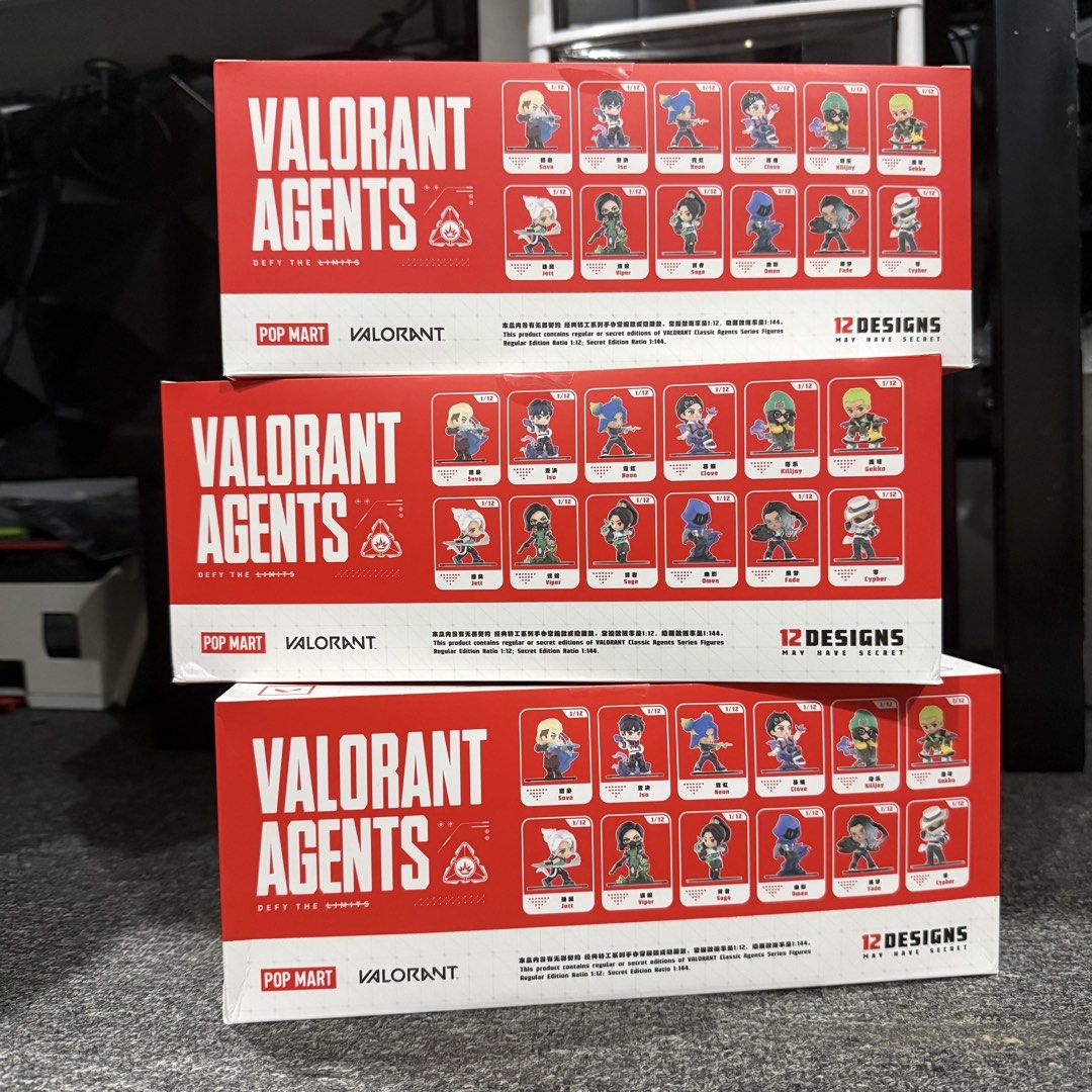 Pop Mart Valorant Sealed Set (Category: Designer & Blind Box Toys) located in Guiguinto. Submitted by kitto.katto (Listing ID 1470056965, Image 2). Description: .