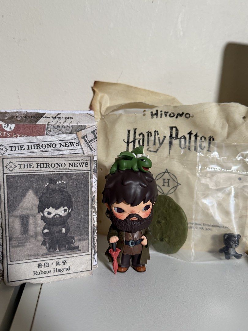 POPMART Hirono Harry Potter Hagrid (Category: Designer & Blind Box Toys) located in San Simon. Submitted by fushisuhisells (Listing ID 1468773398, Image 2). Description: - all are on-hand and ready to ship - opened, but has complete and sealed inclusions avail: hagrid regarding lsf rates, please check the j&t rates website (my loc: dela paz, san simon, pampanga) [will not entertain lsf questions] dop options: ⋆ PAYO ⋆ 50% NRDP within 7 days, remb