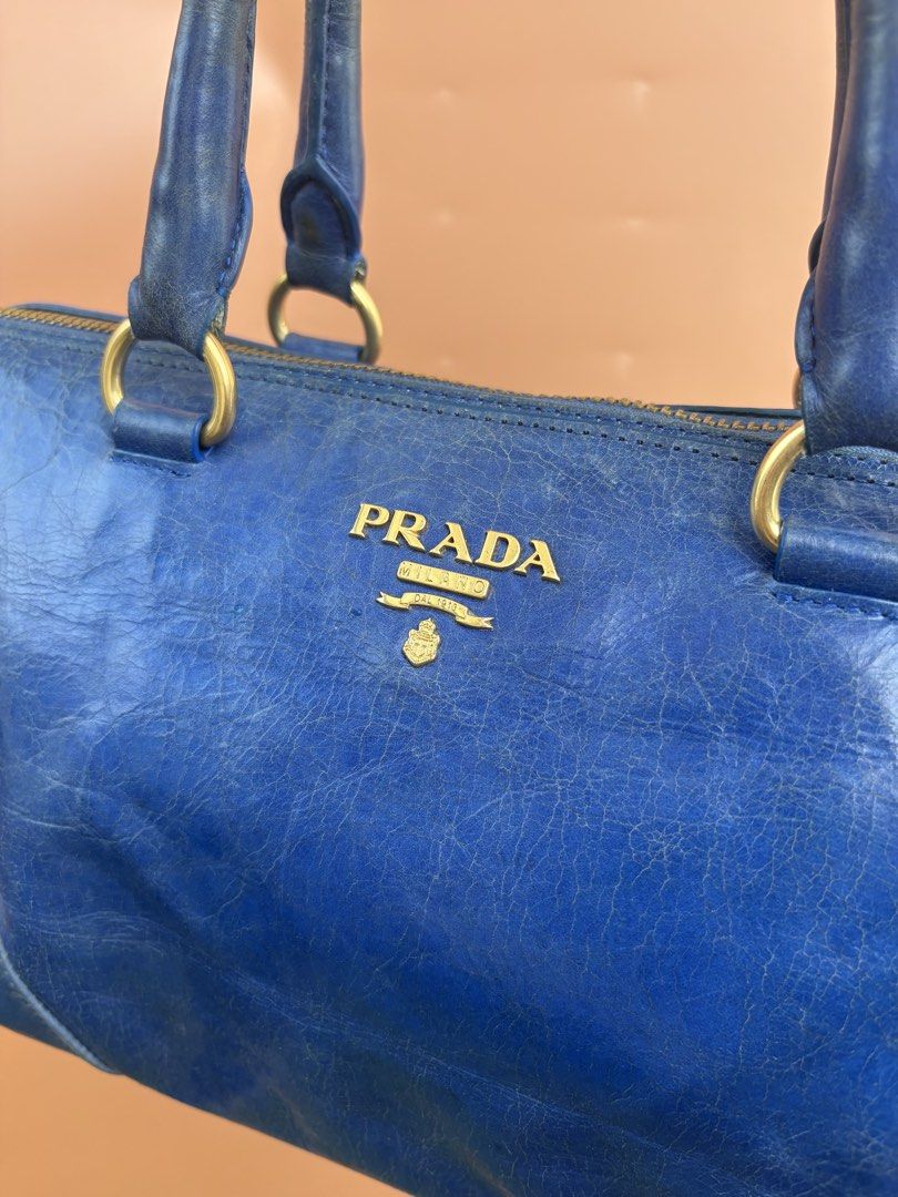 Prada Satchel Bag (Category: Luxury Bags & Wallets) located in San Mateo. Submitted by littlemalashop (Listing ID 1470021969, Image 2). Description: Missing Sling.