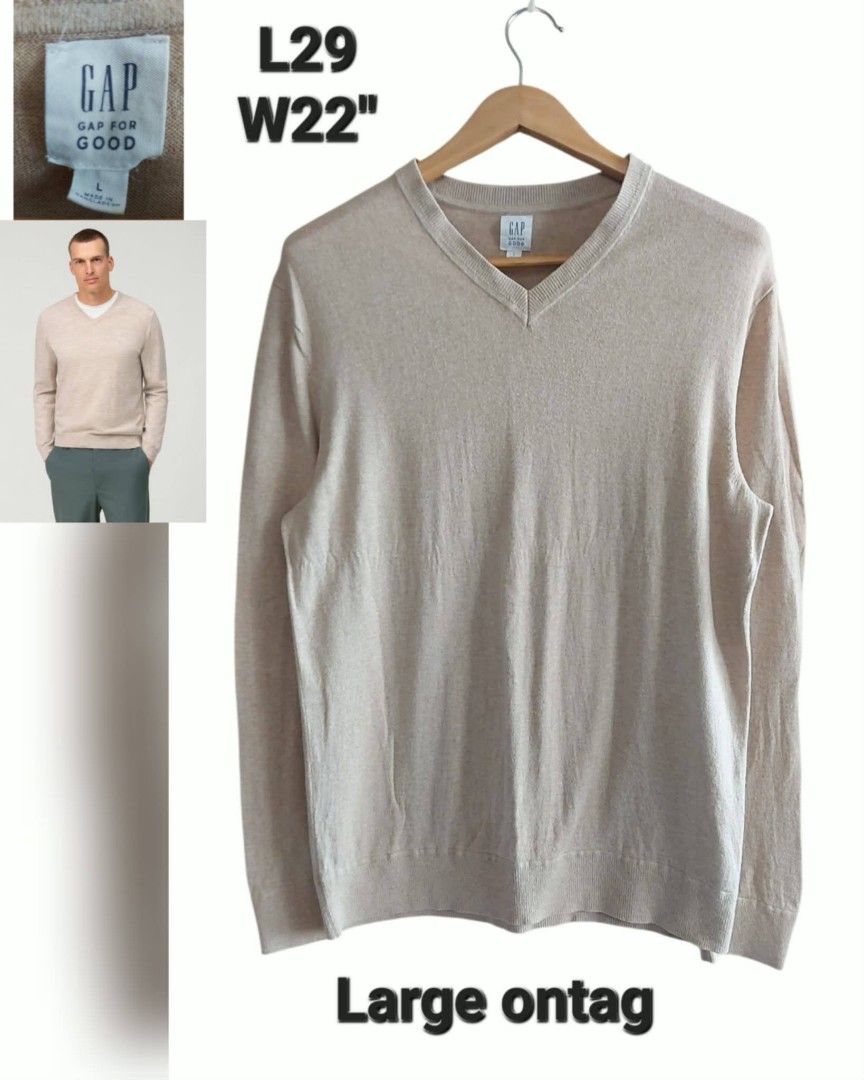 Preloved Men knitted Sweatshirts (Category: Activewear) located in Manila. Submitted by vestir.thrifts (Listing ID 1469976684, Image 2). Description: Preloved Men knitted Sweatshirts Sizes and dimensions are already indicated each photos.