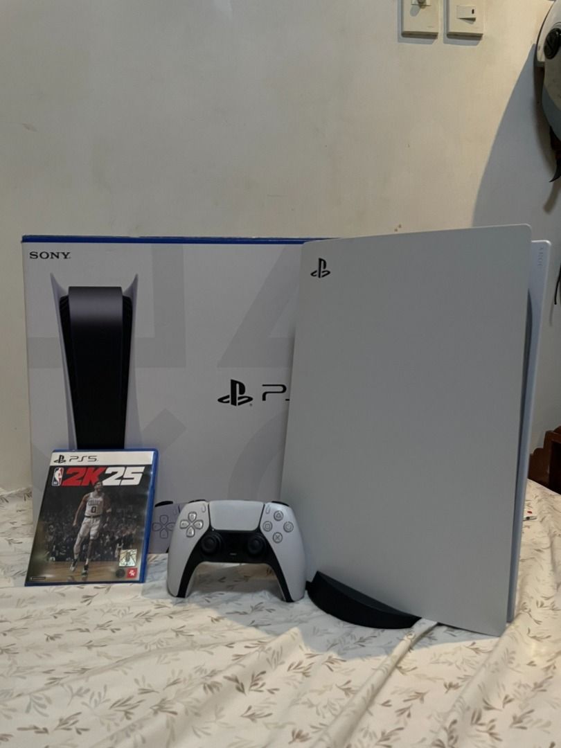PS5 Phat Disc Version with Box and Game, Video Gaming, Video Game ...