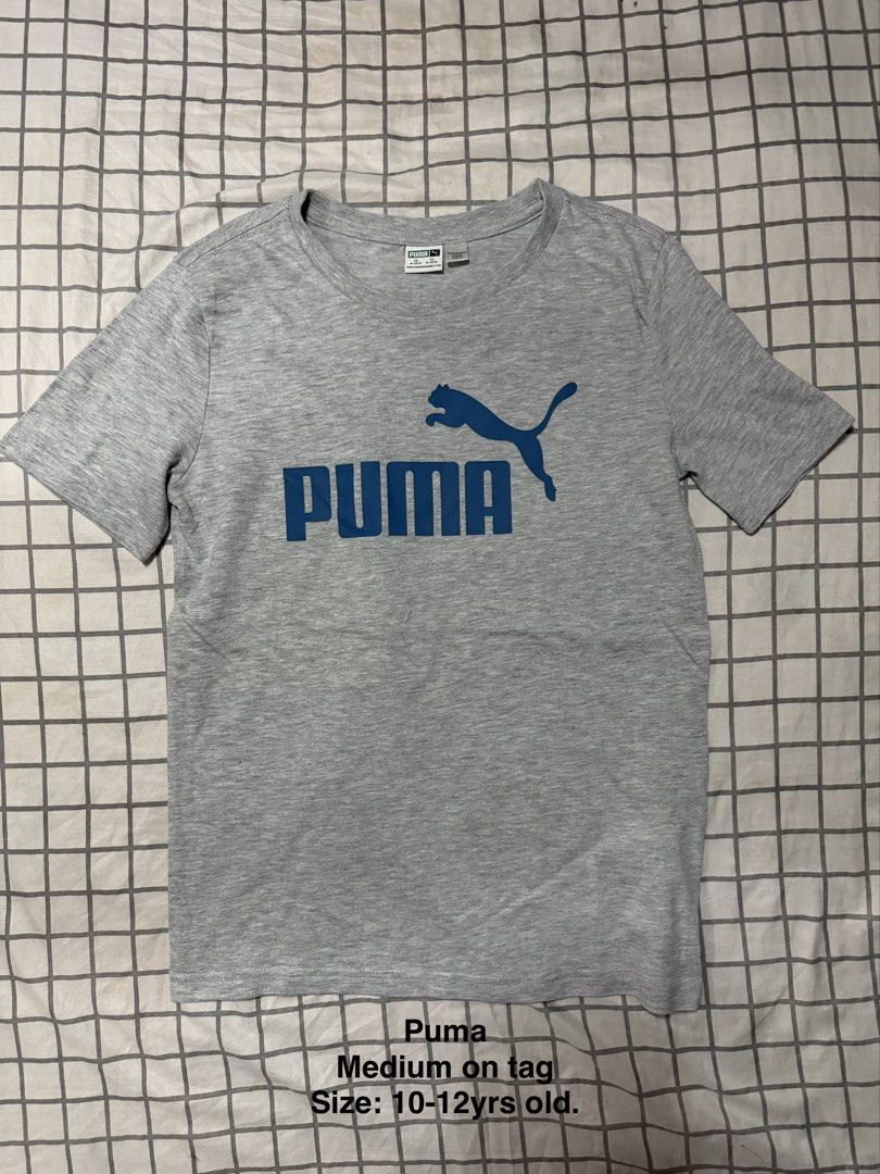 Puma Tshirt 10-12yrs old (Category: Babies & Kids Fashion) located in Quezon City. Submitted by pinkyswearshop (Listing ID 1470014295, Image 1). Description: .
