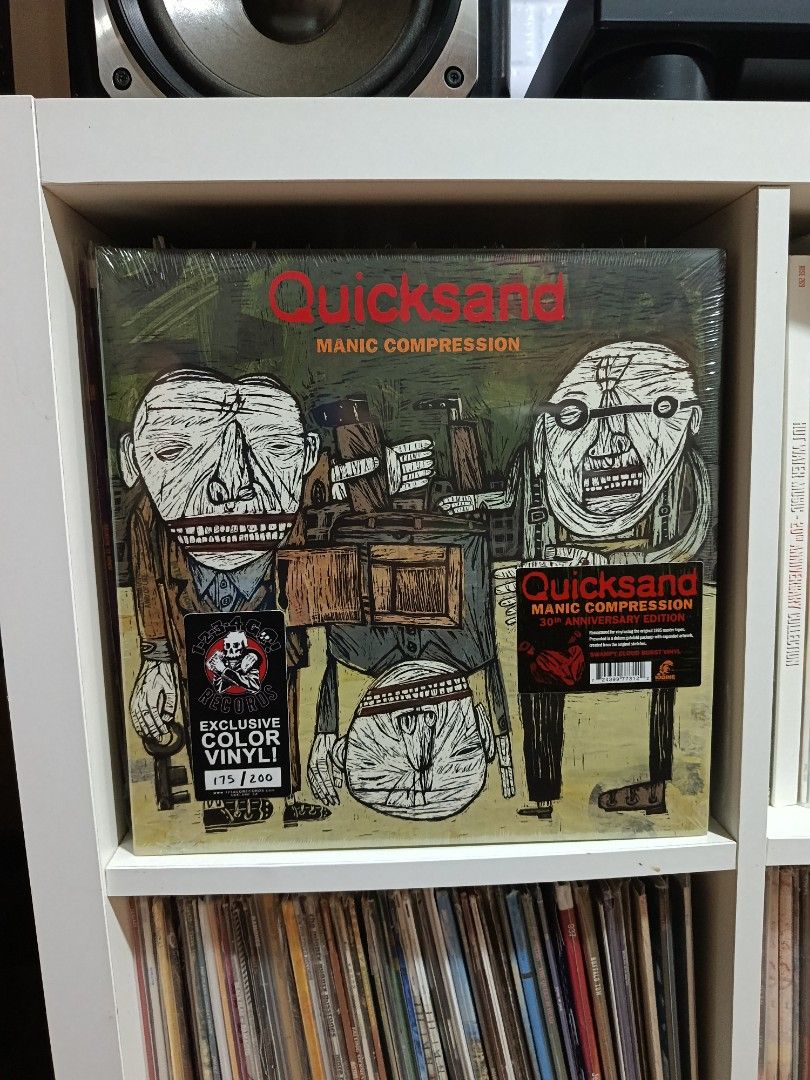 Quicksand LPs (Category: Vinyls) located in Calamba. Submitted by householdistro (Listing ID 1470039759, Image 1). Description: Quicksand albums Manic Compression (1995) 2xLP / Gatefold / Colored Vinyl Sealed / 1234 Go Records Exclusive (30th anniversary) P2800 Interiors (2017) Colored Vinyl Sealed / Epitaph Records P2200 Distant Population (2021) Gatefold / Colored Vinyl Sealed / Epitaph Records P2200.