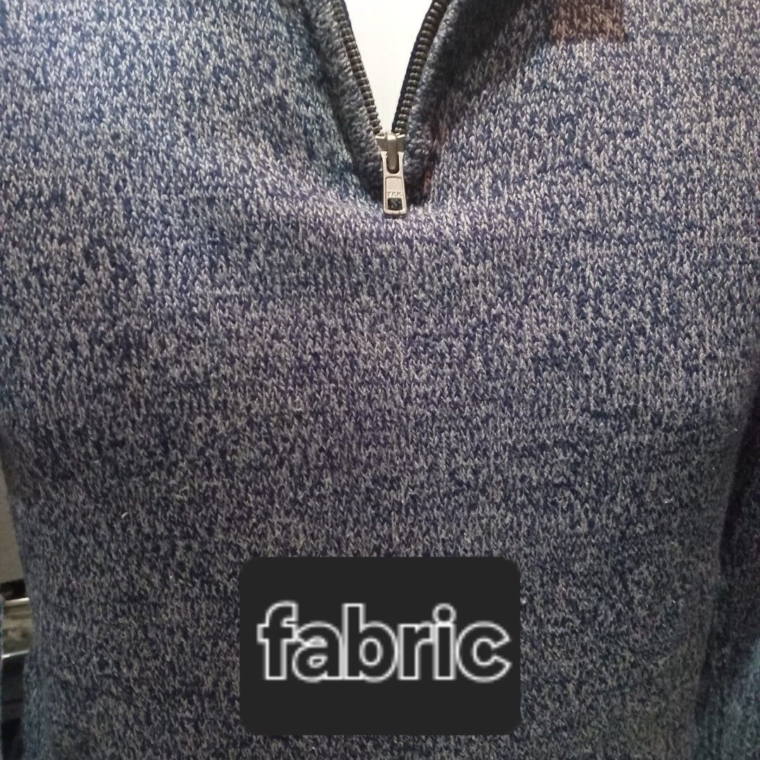 Knitted Quarter-Zip Sweater (MEN) (Category: Coats, Jackets and Outerwear) located in Angono. Submitted by thrifted.fashionshop (Listing ID 1470100591, Image 3). Description: Fit - med/large *knitted *q-zip <COLORS MAY VARY DUE TO LIGHTING> MOP : Gcash only COURIER : Jnt / Lalamove REMINDER : Shipping fee ay hindi kasama sa presyo ng item.