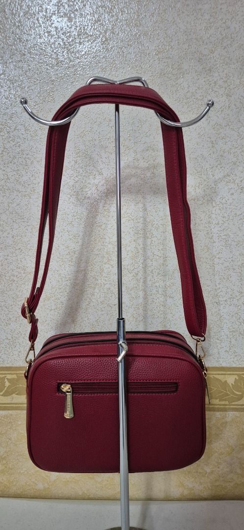 R11-590 CHARRO RED MULTIPOCKET SHOULDER BAG AND SLING BAG (Category: Cross-body Bags) located in Valenzuela. Submitted by dailyhappyfinds (Listing ID 1469986127, Image 3). Description: BRAND: Charro -Brand new without tag -Shoulder bag and sling bag *Mall pullout/ factory pullout. Please manage your expectations. .