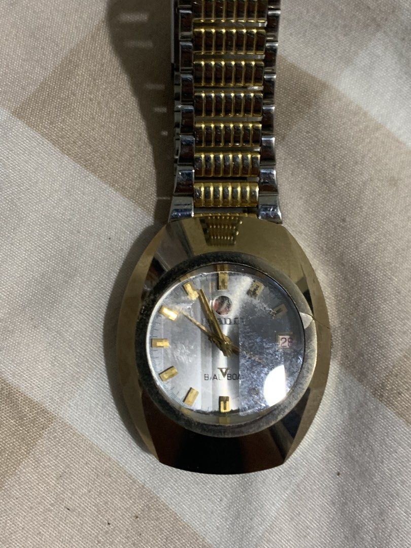 Two Color Side Marker Rado Balboa Vintage Two-Tone Watch, Men's Fashion, Watches ...