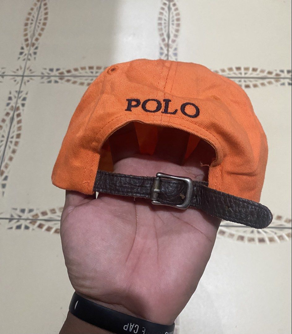 Ralph Lauren dadhat cap leather strap (Category: Caps & Hats) located in Cebu City. Submitted by hustler_69 (Listing ID 1470080185, Image 3). Description: Ralph Lauren dadhat leather strap One size fits most Very goid condition(need wash) Details are all posted.