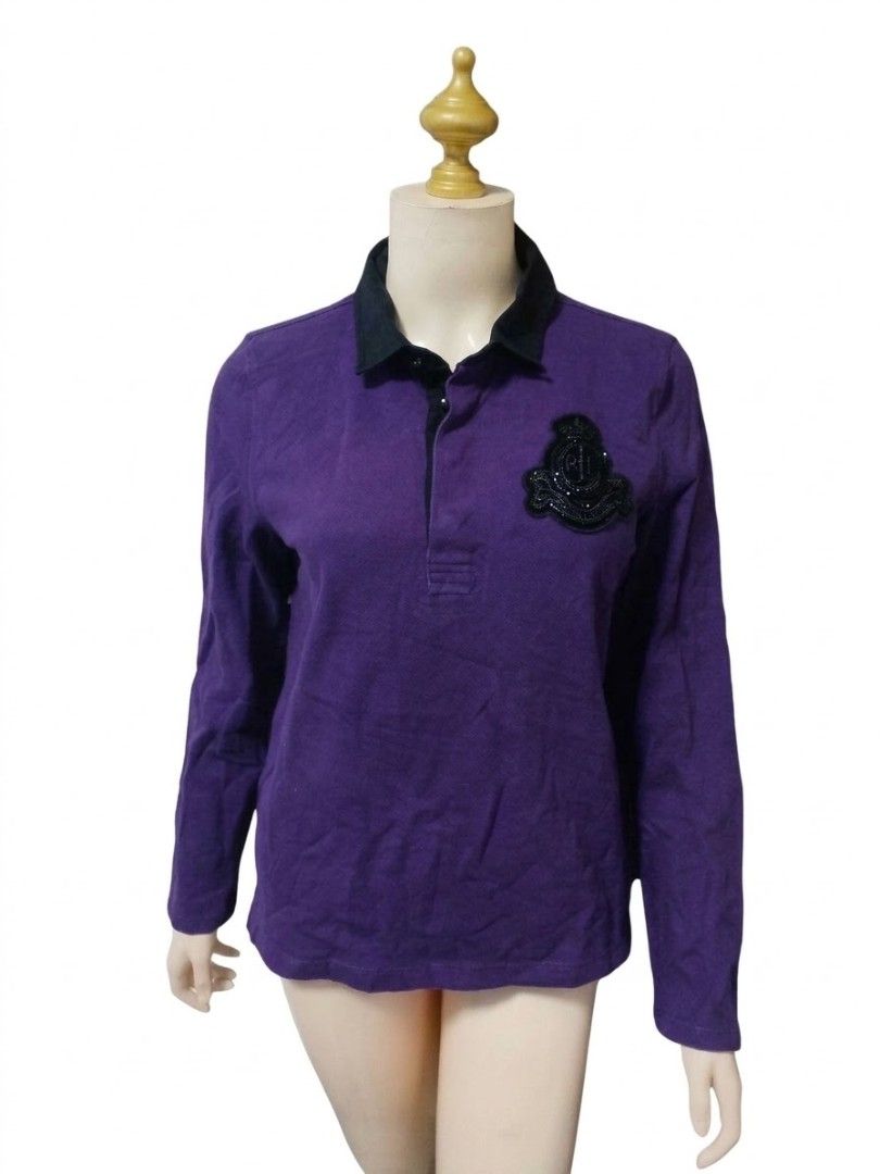 RALPH LAUREN PURPLE LONG SLEEVES (Category: Longsleeves) located in Manila. Submitted by akiramae16 (Listing ID 1470048505, Image 1). Description: Inch? ❤ Pm me for details 📩.