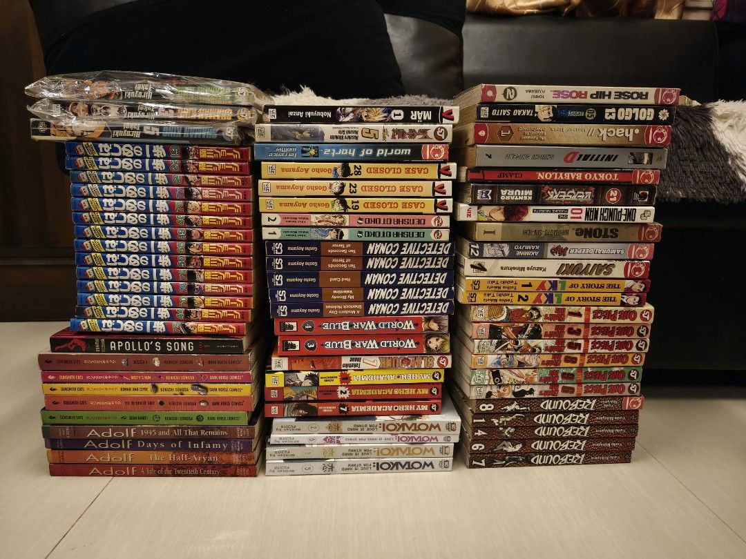 Random manga (Category: Comics & Manga) located in Jose Panganiban. Submitted by ilovepheromones8_8 (Listing ID 1470058527, Image 1). Description: OPEN FOR SWAP LALO NA SA BLEACH PRICE VARIES shaman king Hajimeno ippo Appolo's song Gunsmith cats Adolf MAR Yugioh 5d's World of harts Case closed Densha otoko Detective conan World war blue Slam dunk My hero academia Wotakoi Rose hip rose Colgo .hack// Initial d Tokyo babylon Berserk One punch man St