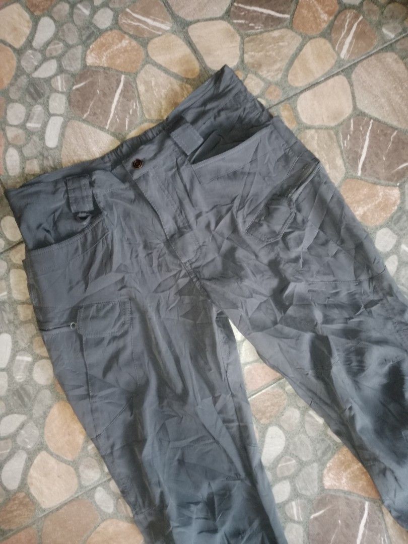 Random Men's tactical pants. (Category: Other Sports Equipment and Supplies) located in Dasmarinas. Submitted by francoprancisco (Listing ID 1470041008, Image 3). Description: Random tactical pants. XL-36X41 DIMES. Japan Source. Stretchable/lighweight/quickdry water repellant fabric. multi pockets. excellent no issue noflaws. like new 680 plus sfee.