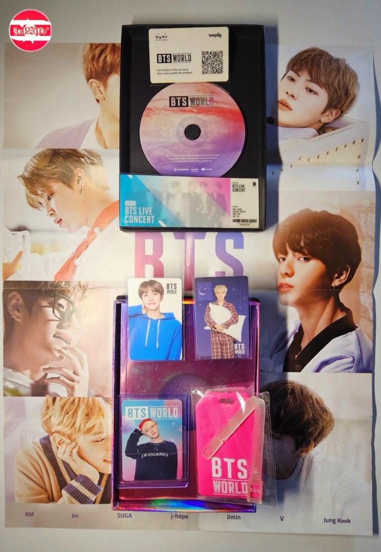 RARE💜 BTS WORLD OFFICIAL SOUND TRACK ALBUM (Complete inclus + POB ...