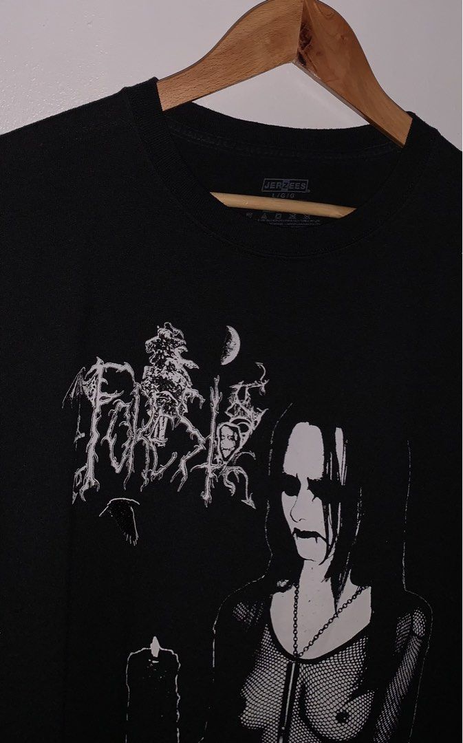 RARE FORESTS FOR SALE (Category: Tshirts & Polo Shirts ) located in Angeles City. Submitted by browsetheracks (Listing ID 1470083804, Image 3). Description: FOR SALE VINTAGE FORESTS SACRIFICE GRAPHIC TEE SIZE LARGE ON A JERZEES TAG (22×28) IN EXCELLENT CONDITION! NO ISSUE *HEAVY COTTON MATERIAL ₱1550+SHIPPING FEE DM ME FOR MORE INFO 🔌 Note: Every item is photographed accurately to showcase its actual condition. Before shipping, each garment is m
