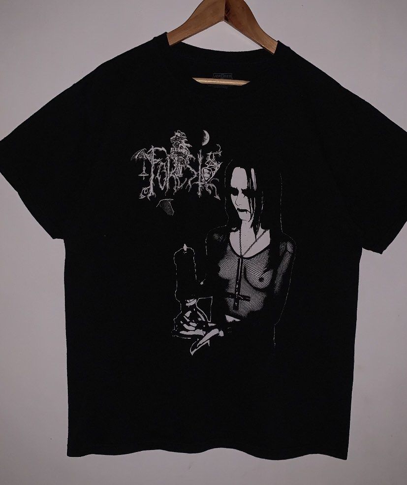 RARE FORESTS FOR SALE (Category: Tshirts & Polo Shirts ) located in Angeles City. Submitted by browsetheracks (Listing ID 1470083804, Image 1). Description: FOR SALE VINTAGE FORESTS SACRIFICE GRAPHIC TEE SIZE LARGE ON A JERZEES TAG (22×28) IN EXCELLENT CONDITION! NO ISSUE *HEAVY COTTON MATERIAL ₱1550+SHIPPING FEE DM ME FOR MORE INFO 🔌 Note: Every item is photographed accurately to showcase its actual condition. Before shipping, each garment is m