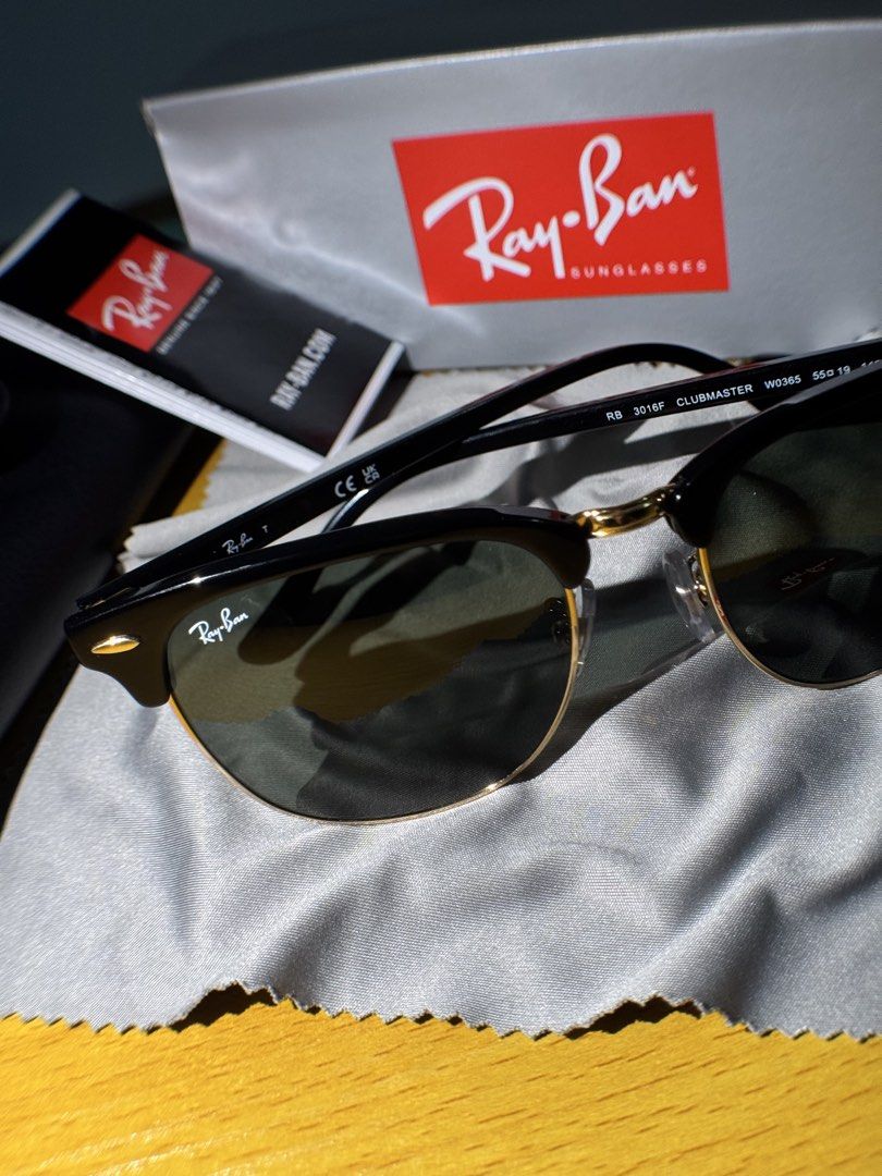 RAYBAN CLUBMASTER OVERSIZED (Category: Sunglasses & Eyewear) located in Manila. Submitted by chags_9292 (Listing ID 1469955083, Image 1). Description: complete inclusions! message me for more infos.