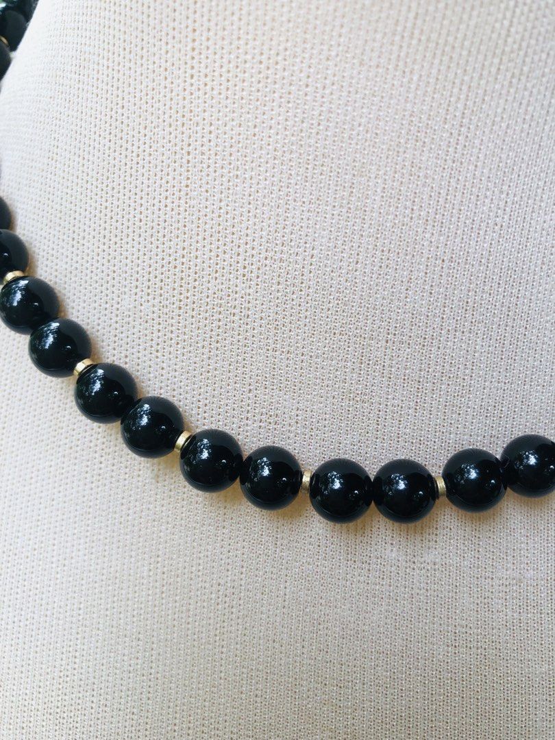 Real black onyx (Category: Necklaces) located in Manila. Submitted by anneverz (Listing ID 1470055857, Image 2). Description: Real black onyx Necklace .