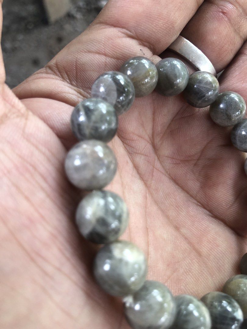 Real labradorite bracelet (Category: Rings) located in Manila. Submitted by anneverz (Listing ID 1470054724, Image 3). Description: Real labradorite Bracelet 10mm .