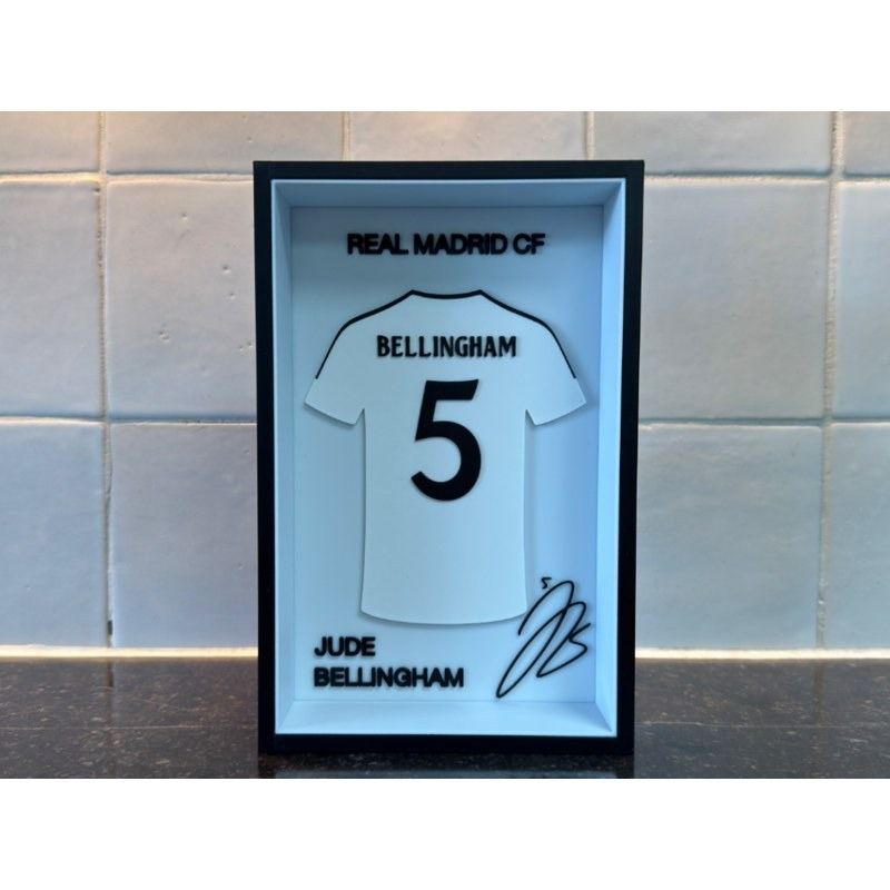 Real Madrid & Brazil Jersey Display Frame | Bellingham Vinicius Jr ...
