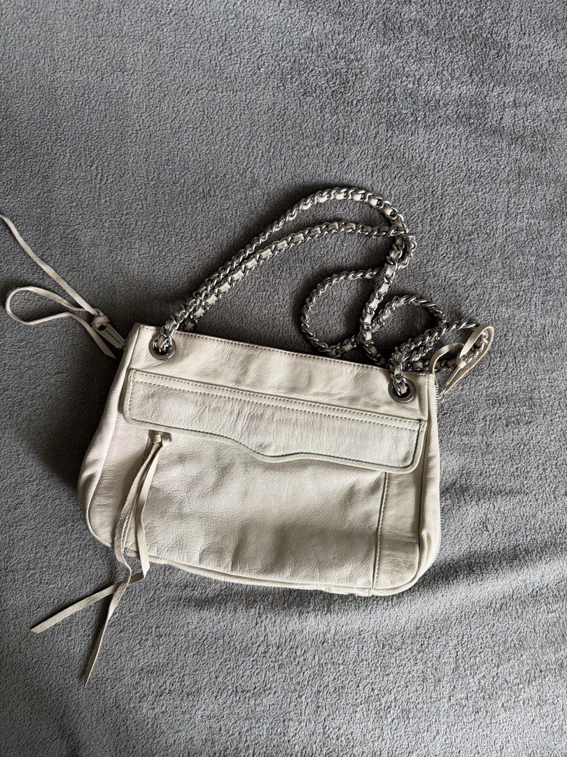 Rebecca Minkoff Eggshell Zipper Swing Chain Bag Purse Chain Strap (Category: Luxury Bags & Wallets) located in Lipa City. Submitted by bagabonds (Listing ID 1469953501, Image 2). Description: .