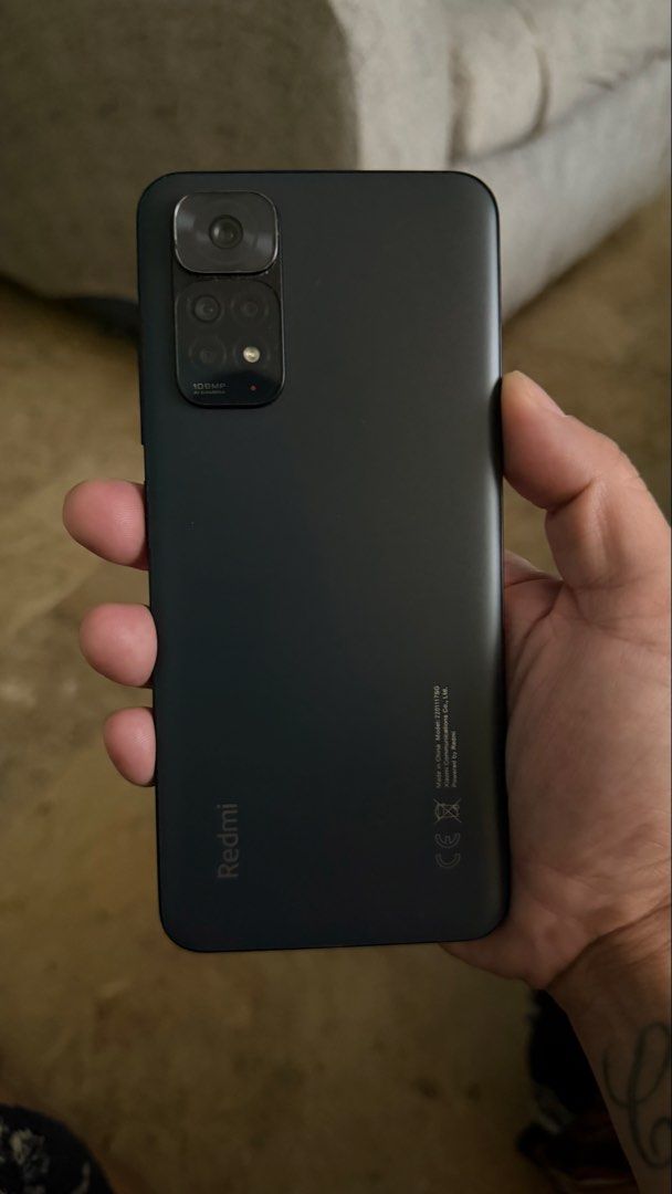 Redmi Note 11s (Category: Xiaomi) located in Paranaque City. Submitted by chasanmig (Listing ID 1470054818, Image 1). Description: FS > Xiaomi Redmi Note 11S 8gb RAM 128Gb Storage -unit -replacement cord -original brick -case 5k fixed Severina Diamond, Parañaque.